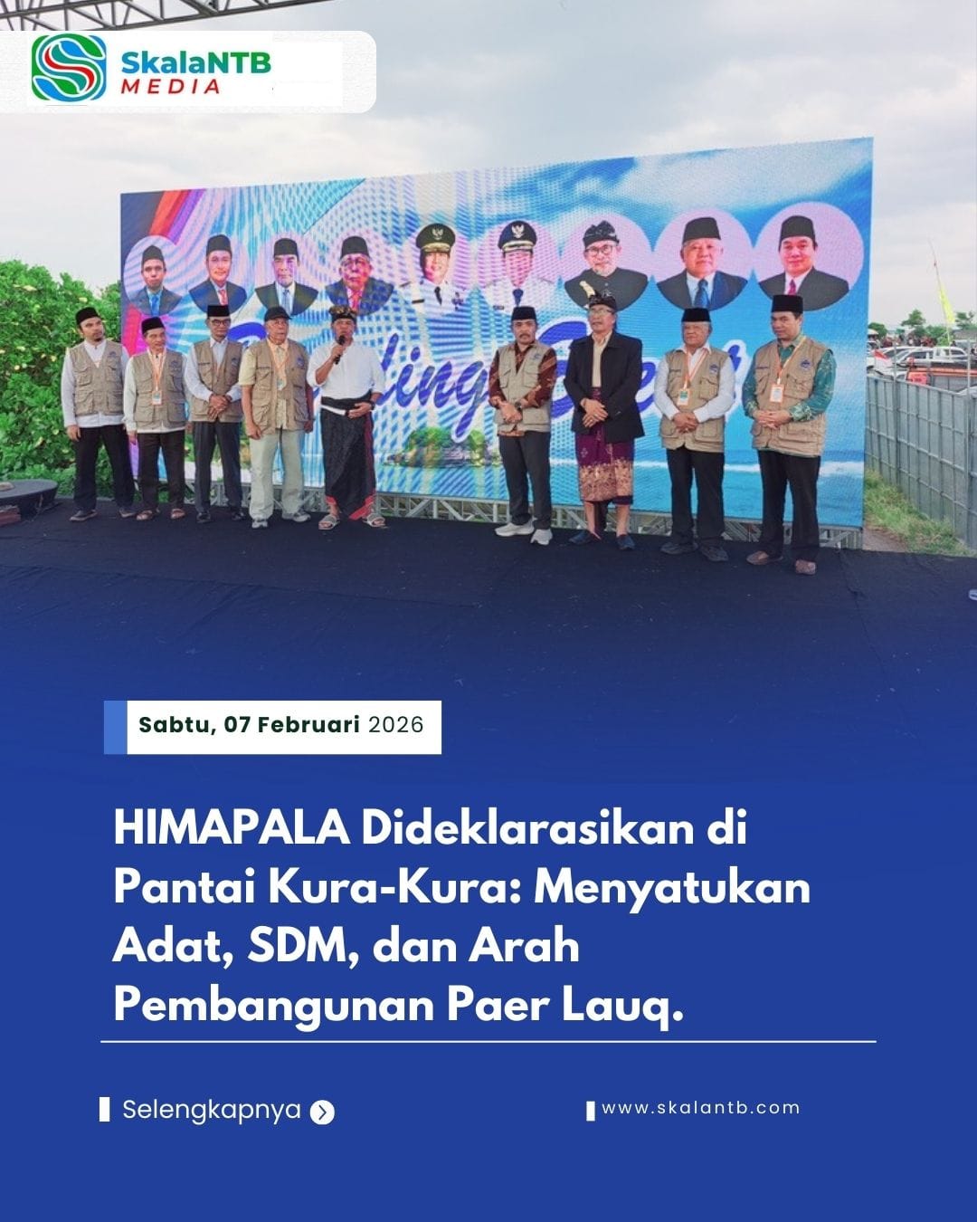 HIMAPALA Dideklarasikan di Pantai Kura-Kura: Menyatukan Adat, SDM, dan Arah Pembangunan Paer Lauq