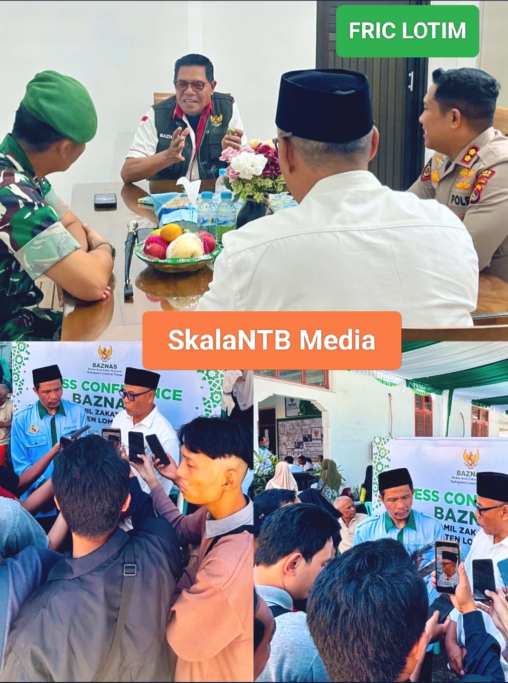 Momentum Silaturahmi Kapolda NTB, Baznas Lombok Timur Tegaskan Komitmen Kepedulian Sosial