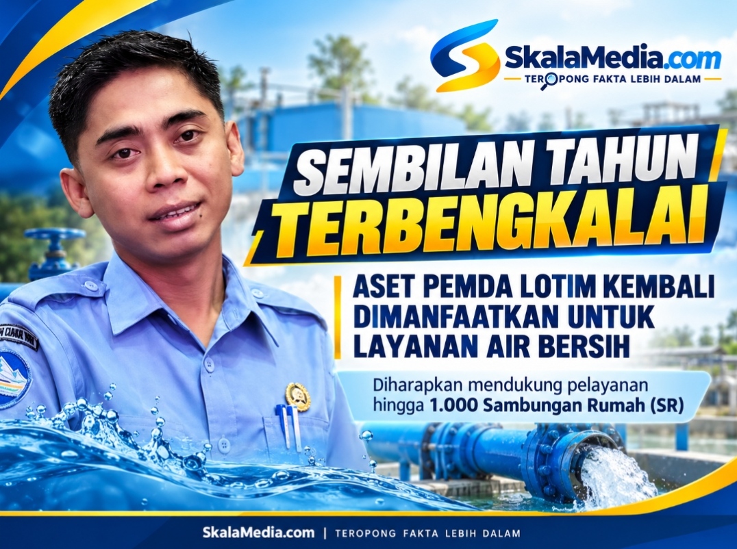 Sembilan Tahun Terbengkalai, Aset Pemda Lotim Kembali Dimanfaatkan untuk Layanan Air Bersih