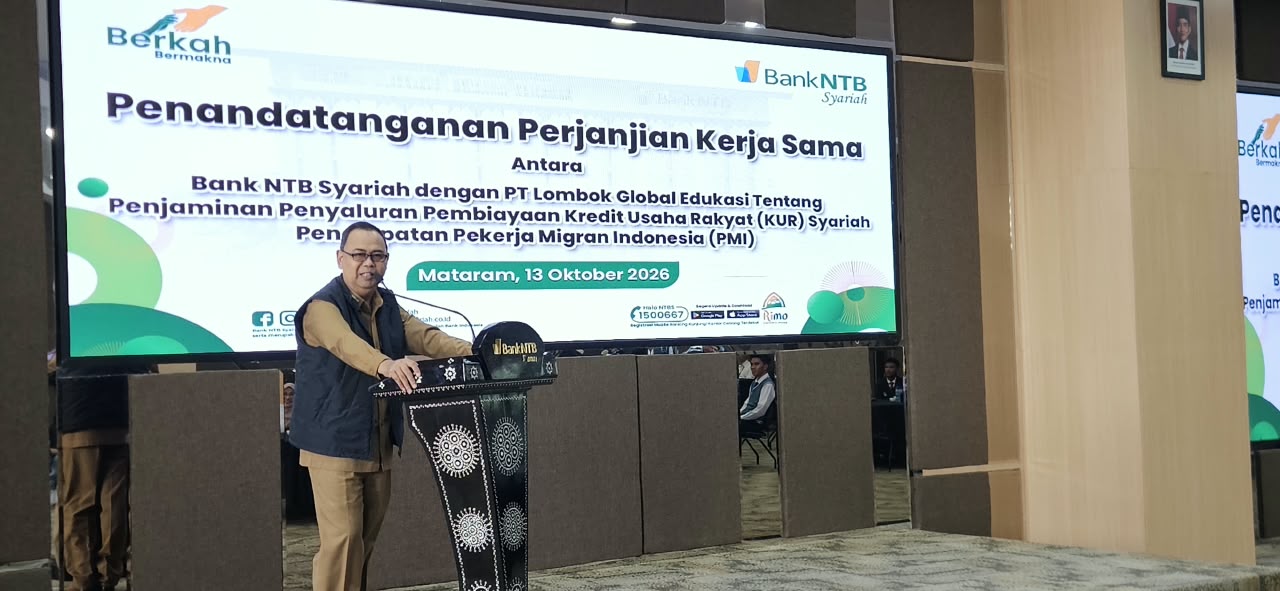 Bank NTB Syariah Gandeng Lombok Global Edukasi, Buka Akses KUR Syariah bagi Calon PMI