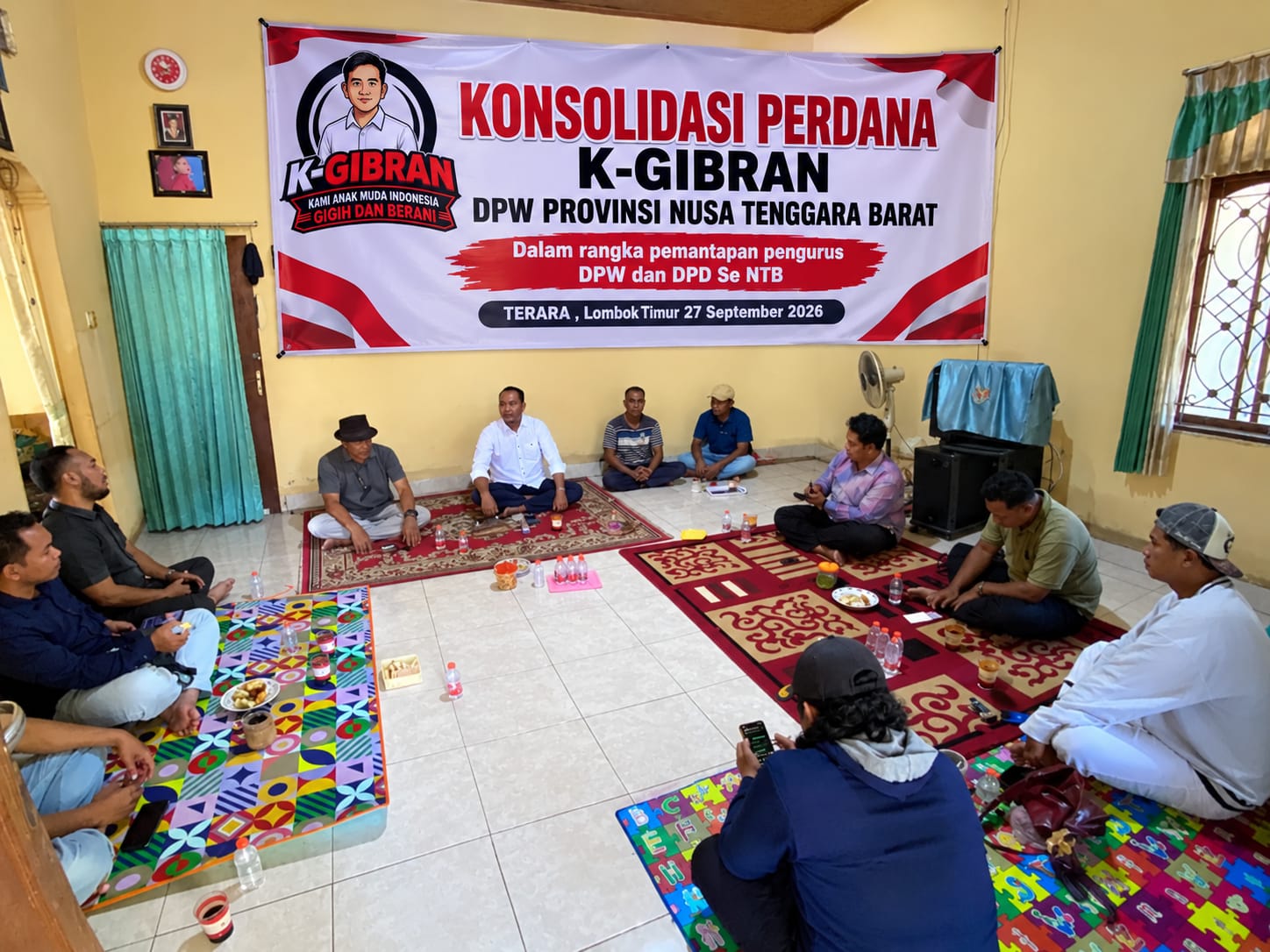 K-GIBRAN NTB Perkuat Barisan, DPD Lombok Timur Ditarik Isi Struktur DPW