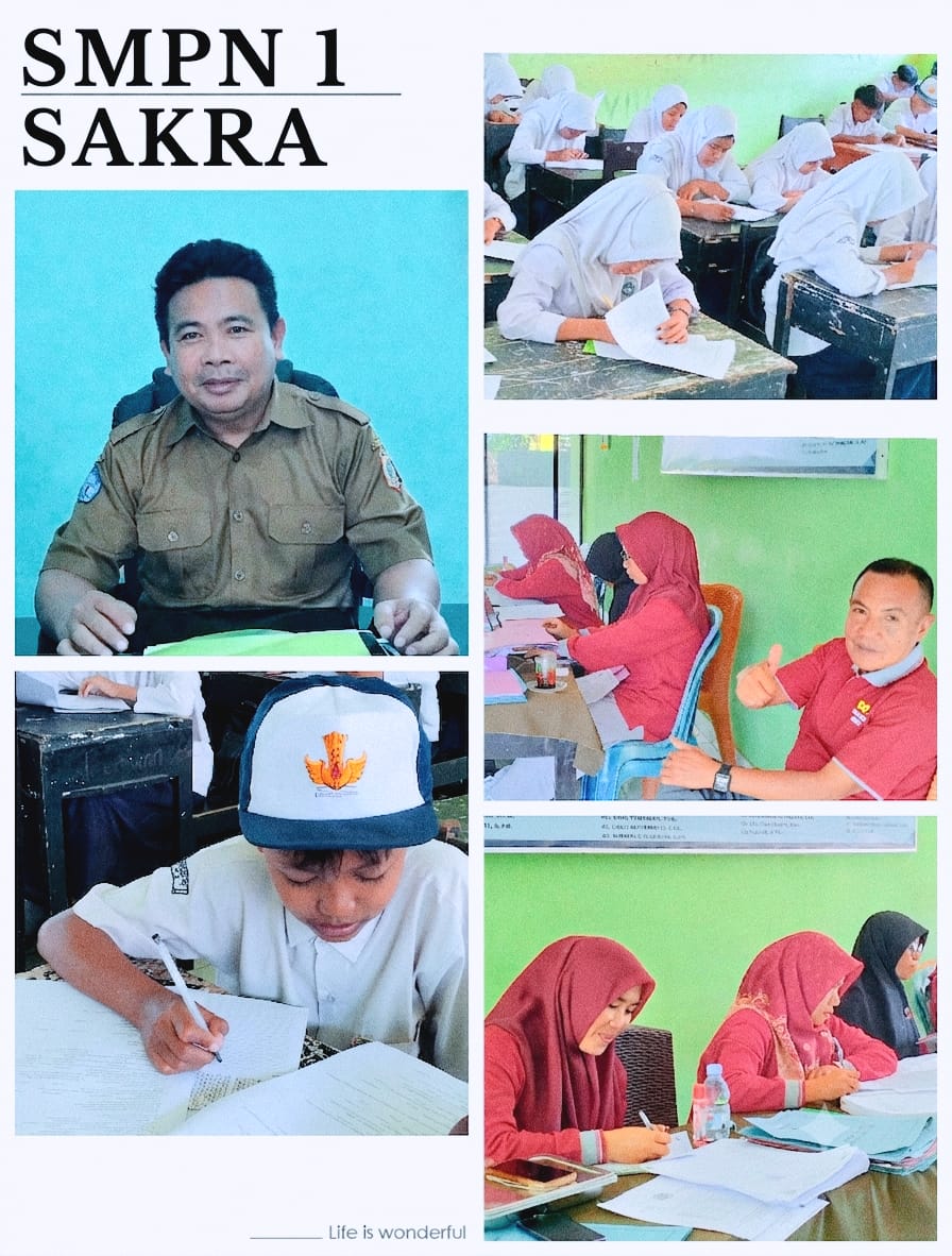 SMPN 1 SAKRA LAKSANAKAN SUMATIF AKHIR SEMESTER (SAS) GENAP TAHUN AJARAN 2025/2026 SECARA SERENTAK