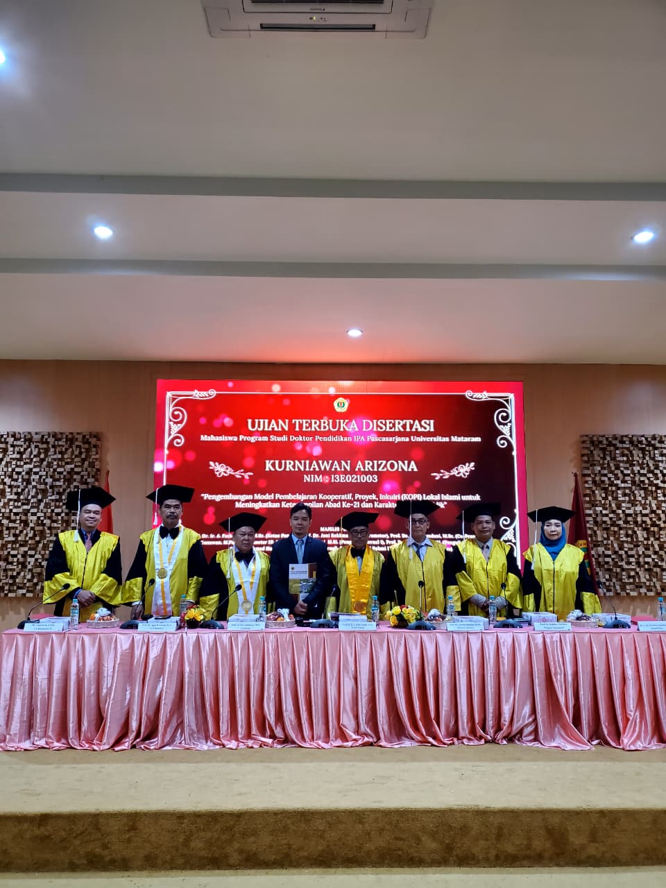 Kurniawan Arizona Sukses Jalani Ujian Terbuka Disertasi, Lahirkan Model Pembelajaran KOPI Lokal Islami
