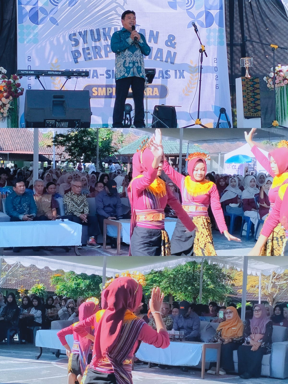 Melepas Generasi Hebat: Kemeriahan Acara Perpisahan Kelas IX (9) SMPN 1 Sakra Dirangkaikan dengan Pentas Seni