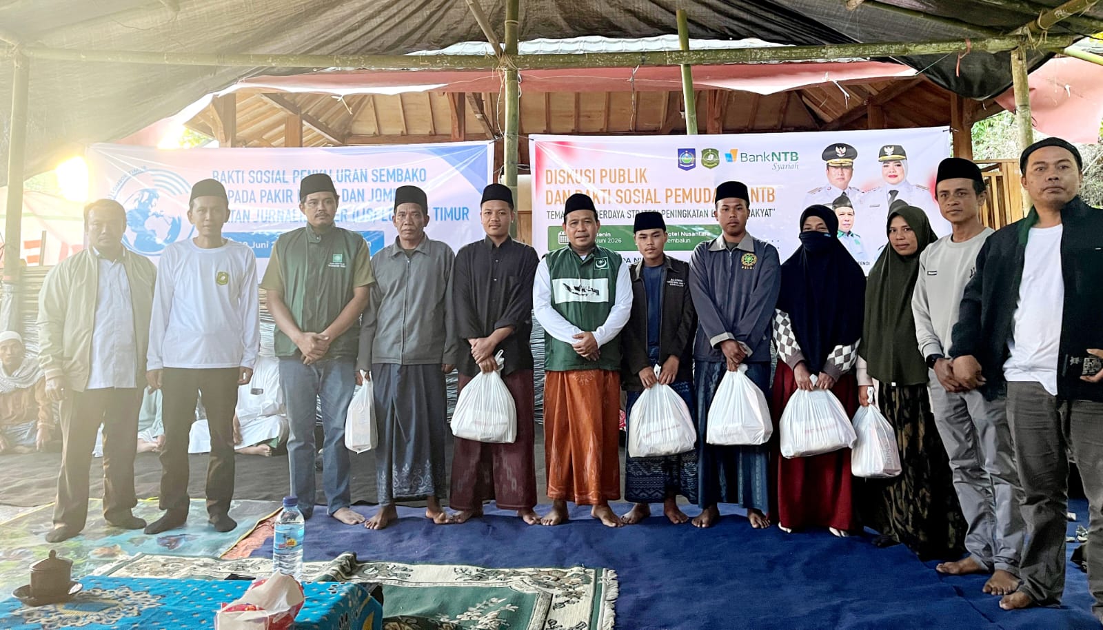 PEMUDA NW NTB GELAR BAKSOS DAN DISKUSI PUBLIK BAHAS DESA BERDAYA