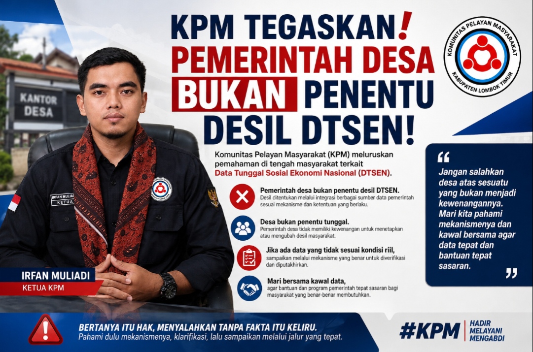 KPM Luruskan Pemahaman: Desa Bukan Penentu Desil DTSEN