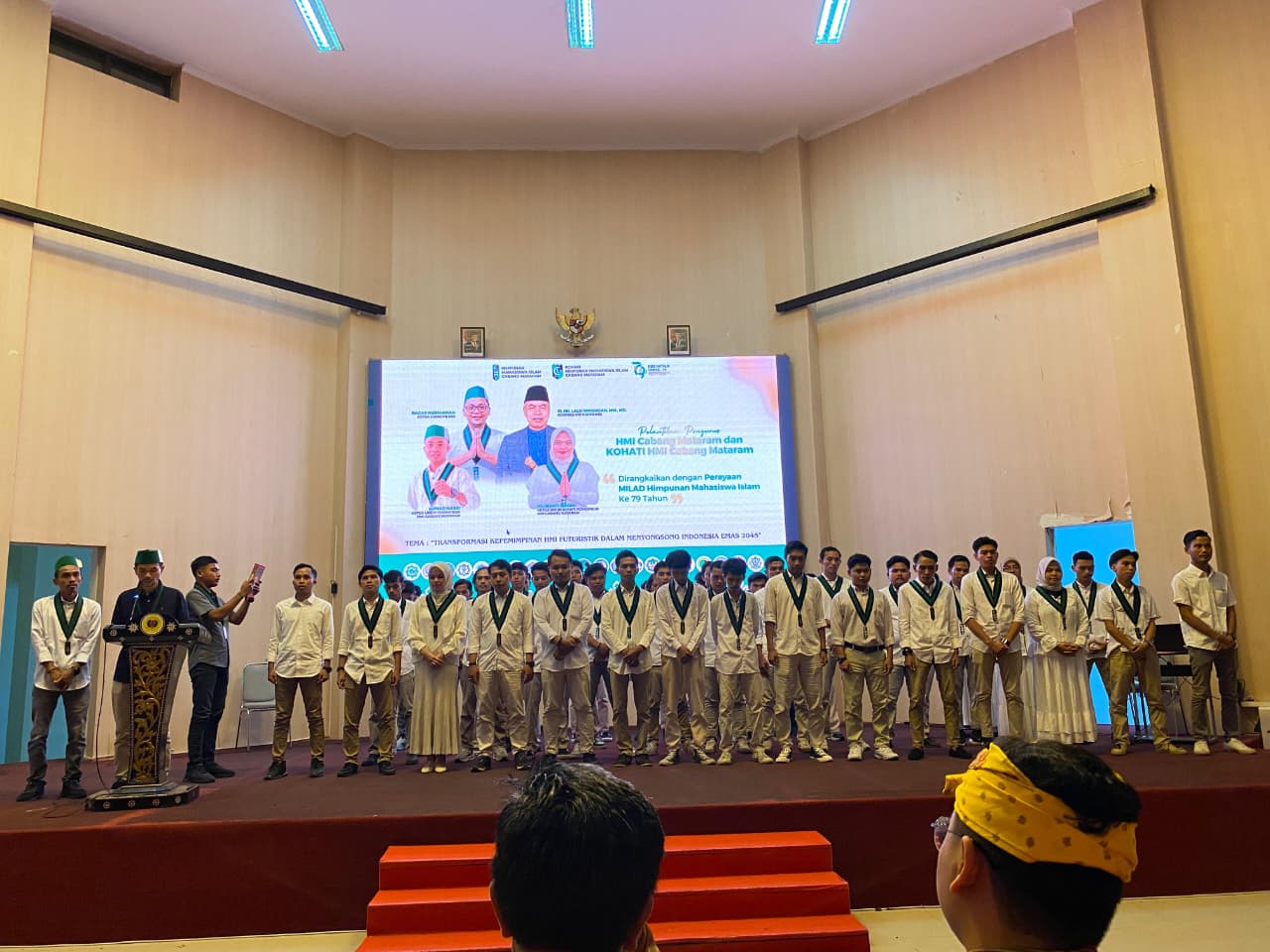 Resmi di Lantik, Ketua Umum HMI Cabang Mataram tekankan untuk menjaga semangat Keislaman dan Kebangsaan