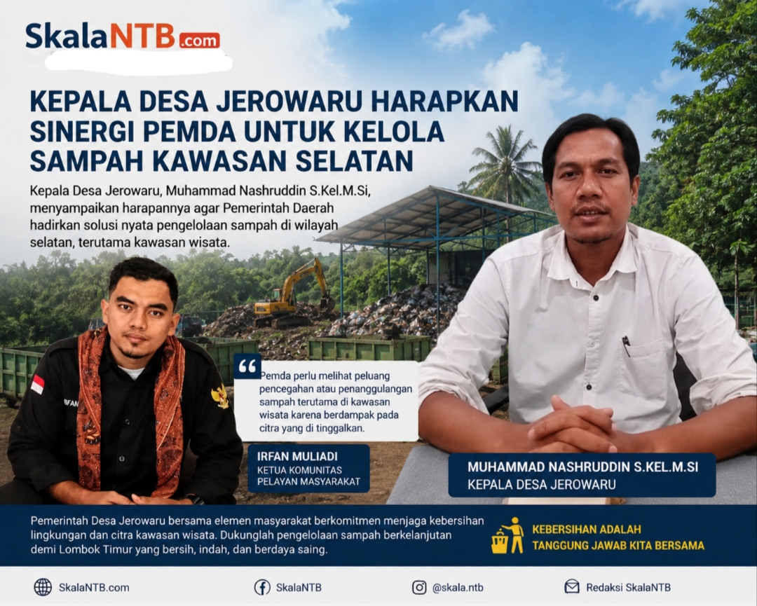 Kades Jerowaru Harapkan Sinergi Pemda Hadirkan Solusi Pengelolaan Sampah