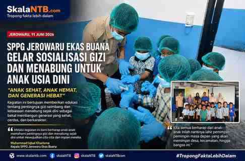 SPPG Jerowaru Ekas Buana Gelar Sosialisasi Gizi dan Menabung untuk Anak Usia Dini