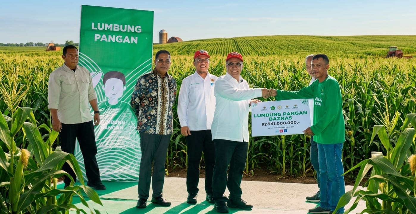 Pemberdayaan Petani Lahan Kering, Baznas RI Serahkan Bantuan Program di Desa Gunung Malang