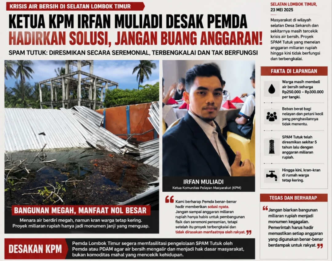 KETUA KPM SOROTI SPAM TUTUK