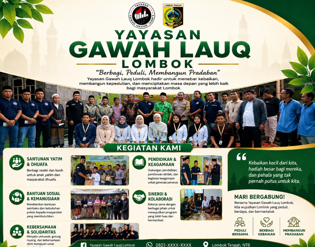 Sekilas Profil Yayasan Gawah Lauq Lombok