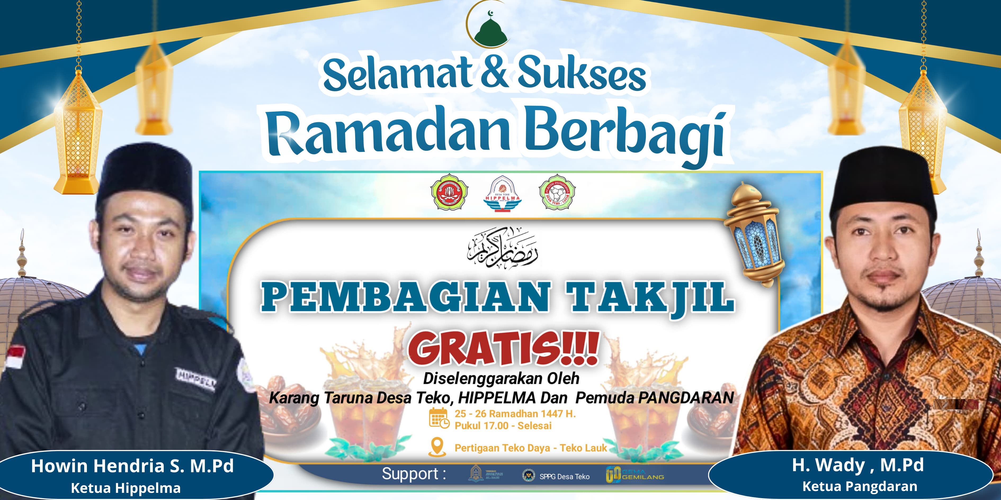 Perkuat Kepedulian Sosial, Pemuda Desa Teko Gelar Aksi Berbagi