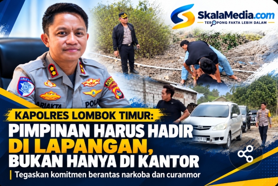 Kapolres Lombok Timur: Pimpinan Harus Hadir di Lapangan, Bukan Hanya di Kantor