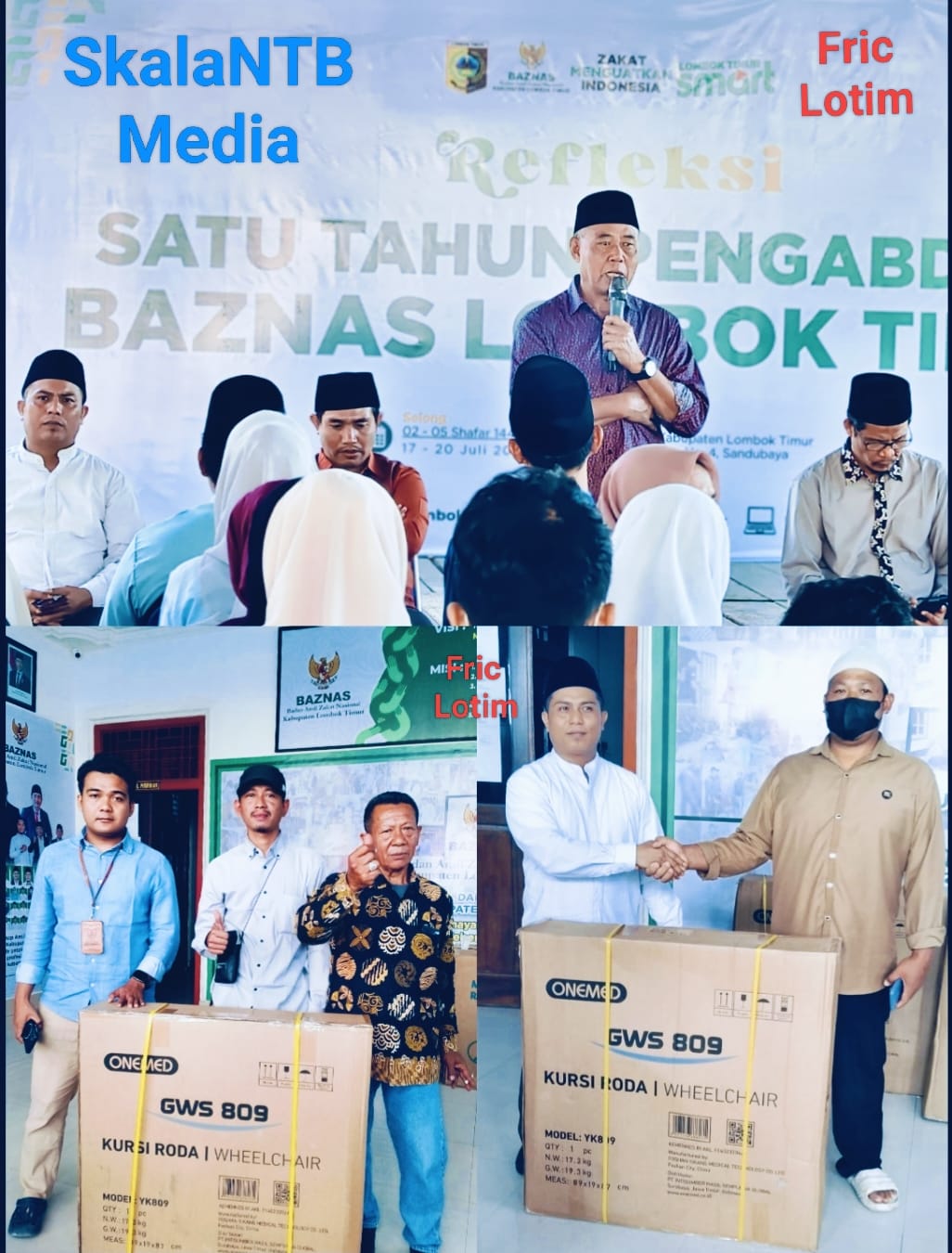 365 Hari Mengubah Hidup: Ikhtiar BAZNAS Lombok Timur Menyalakan Harapan Ribuan Umat