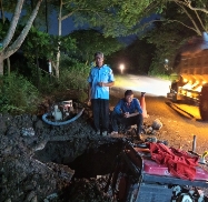 Perbaikan PDAM Jalan Tutuk Serumbung Rampung Malam Hari