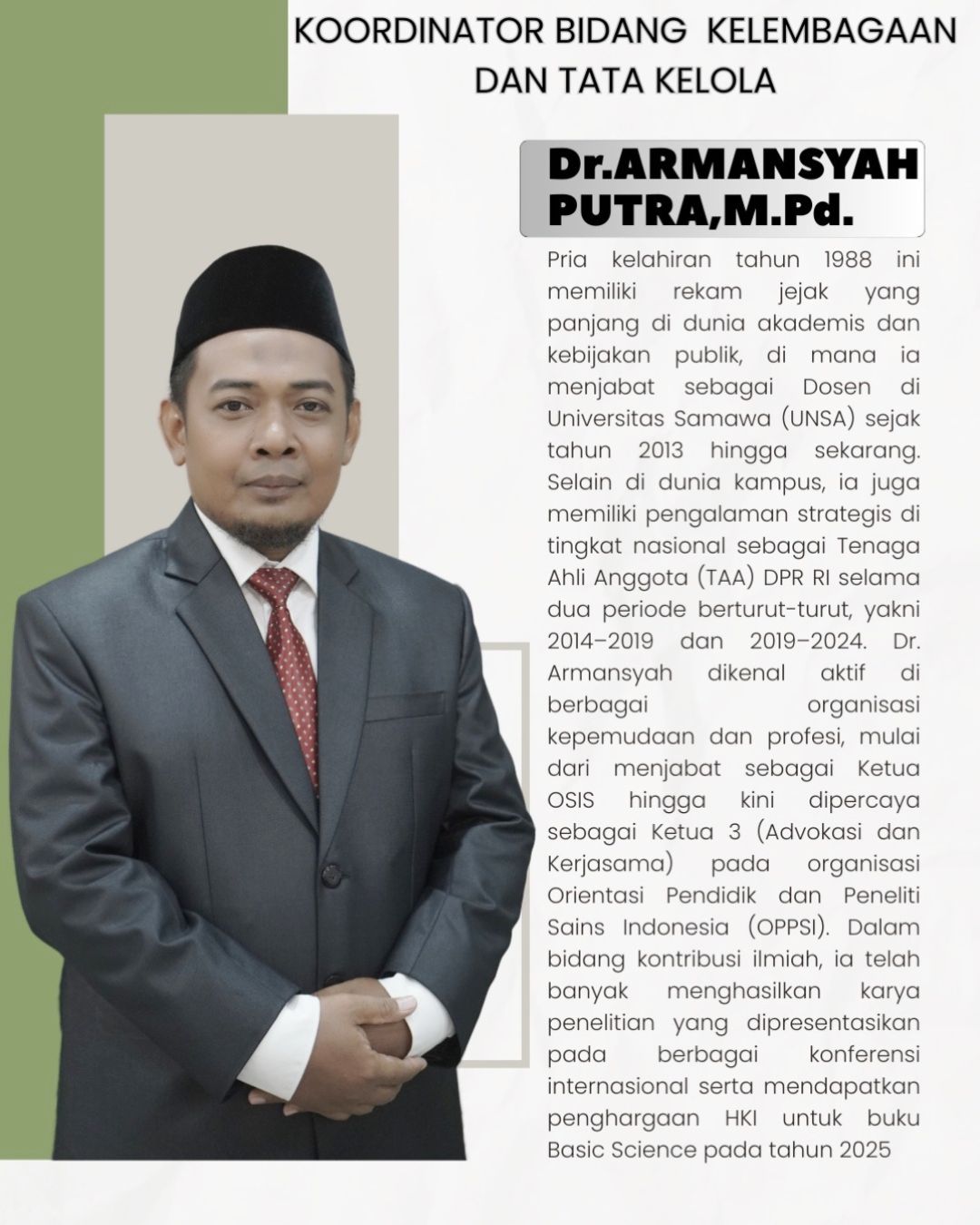 Anak Muda Kebanggaan Sumbawa Sekarang Menjadi Komisioner Komisi Informasi NTB