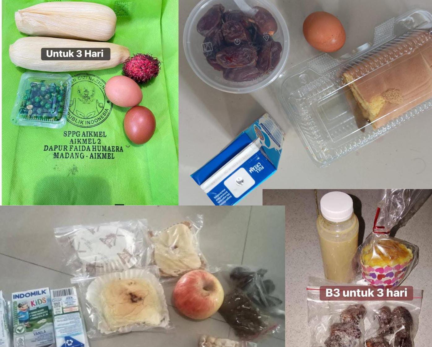 Menu Kering Yang Di Sajikan Dapur MBG Di Bulan Ramadhan Ramai jadi sorotan Publik