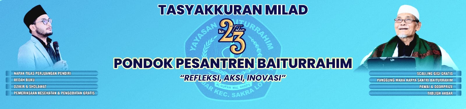 Baiturrahim Moving! Menilik Kemeriahan dan Harapan di Milad ke-23 Ponpes Baiturrahim