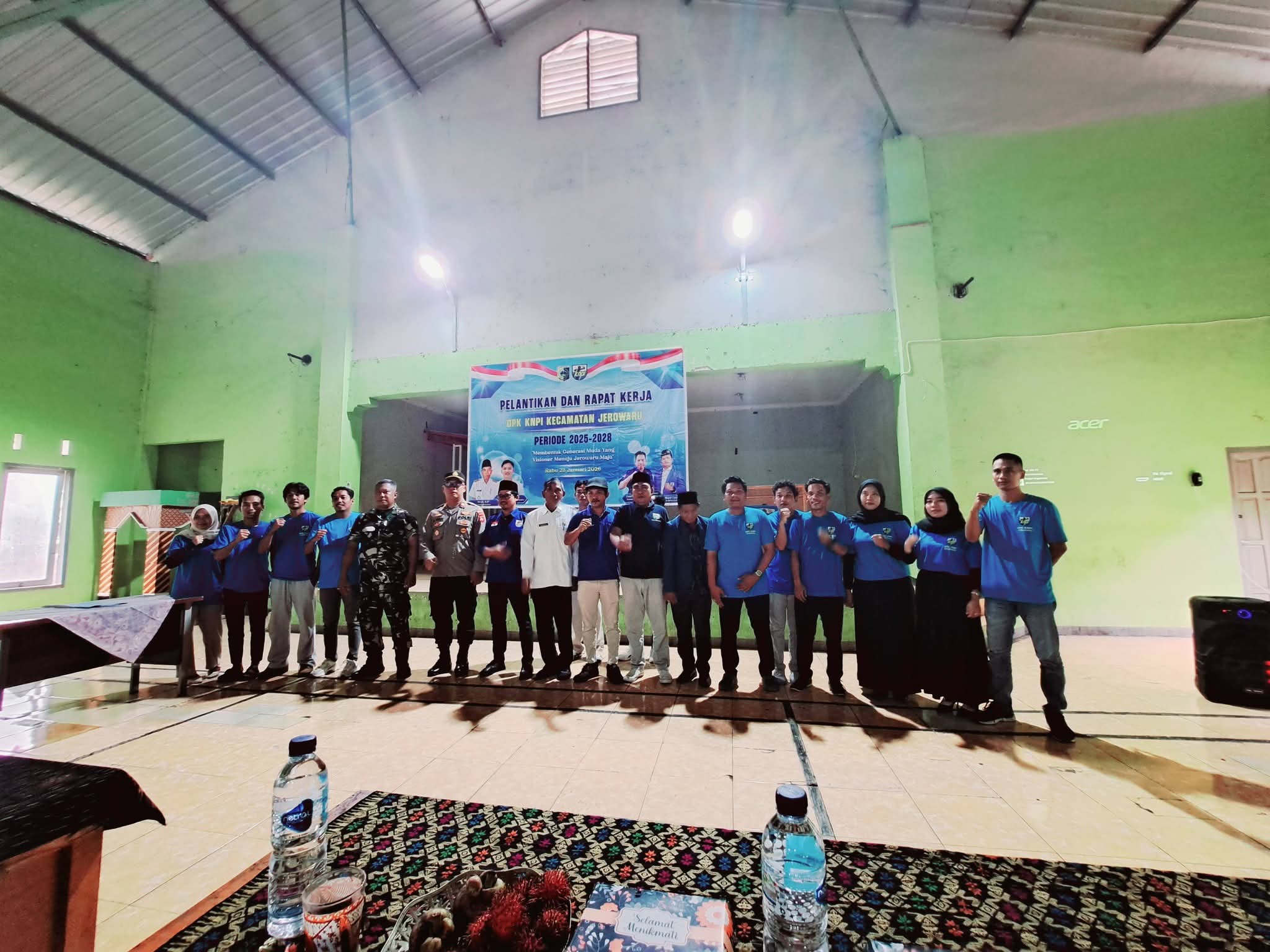 Pelantikan dan Raker DPK KNPI Jerowaru Tekankan Peran Pemuda Visioner Menuju Jerowaru Maju