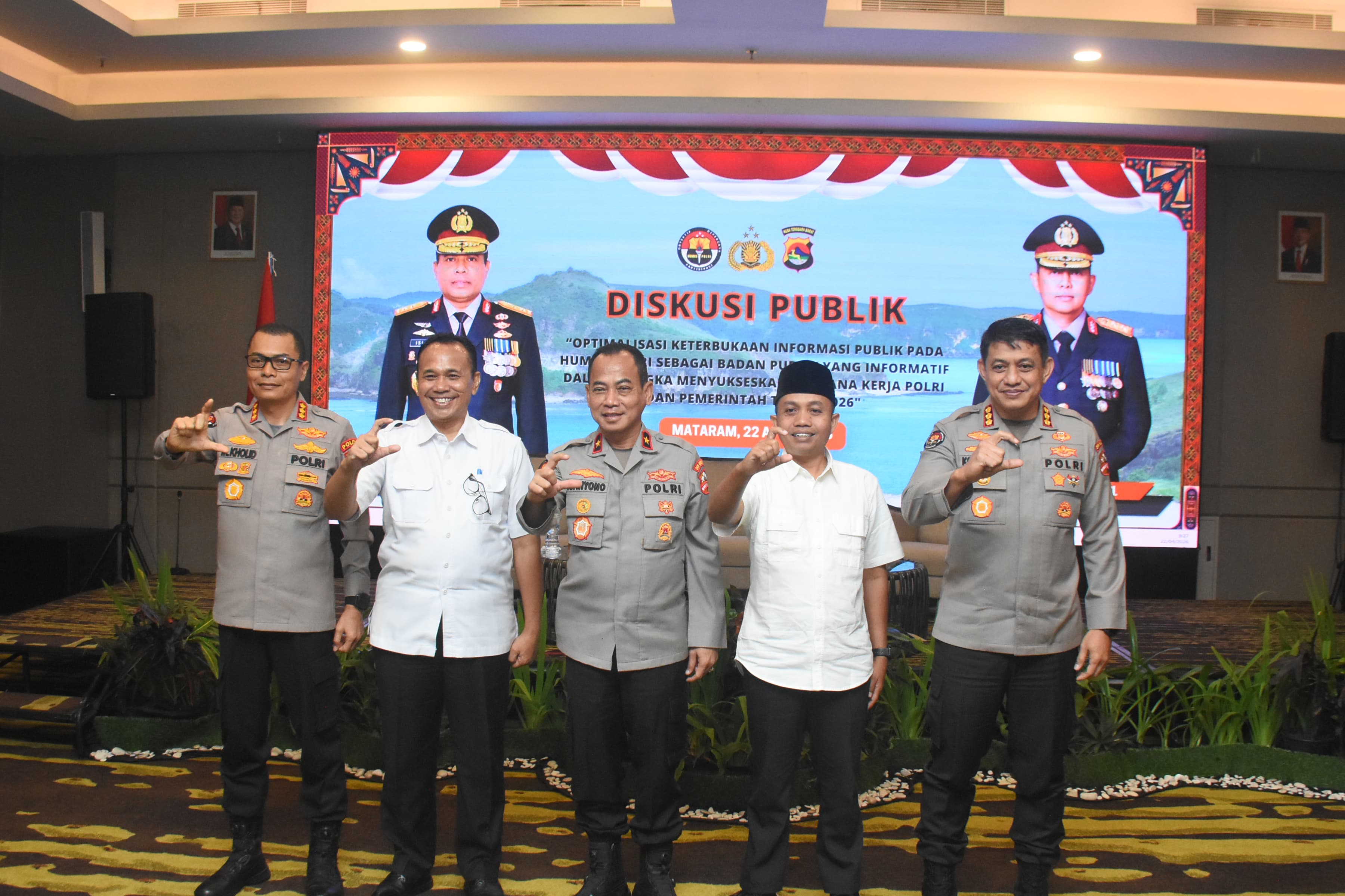 Optimalisasi Keterbukaan Informasi Publik, Divhumas Polri Gelar Diskusi di NTB