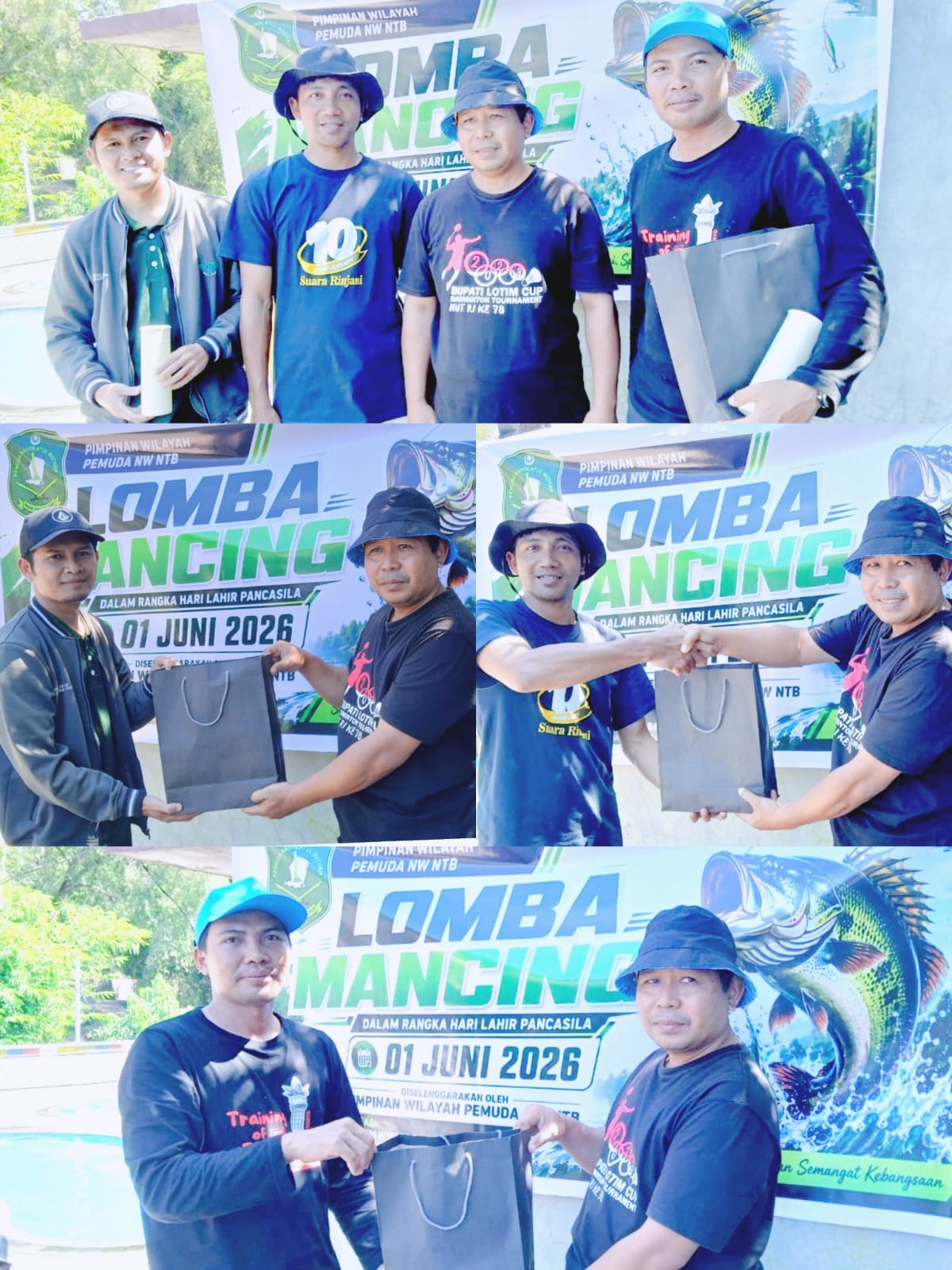 Peringati Harlah Pancasila, Pemuda NW NTB Perkuat Solidaritas Organisasi Lewat Lomba Mancing