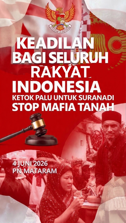 KETOK PALU UNTUK SURANADI: SAAT NURANI PERADILAN INDONESIA DIUJI DI RUANG SIDANG PN MATARAM
