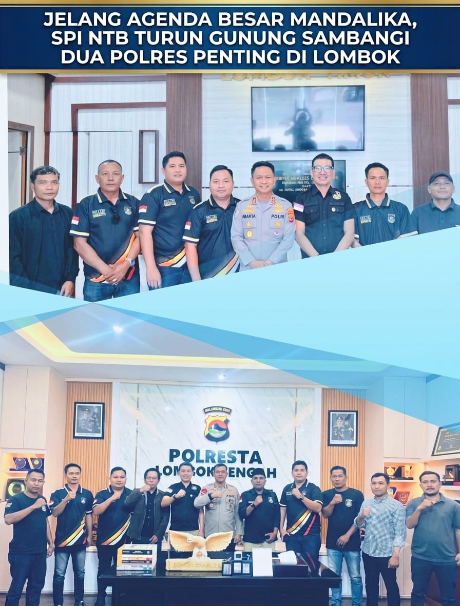 Jelang MotoGP Mandalika, SPI NTB “Turun Gunung” Perkuat Sinergi dengan Dua Polres di Lombok