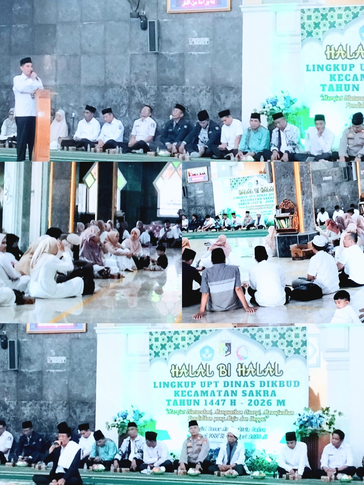 Dinas Dikbud Kecamatan Sakra Gelar Acara Halal Bihalal Bersama Seluruh Kepala Sekolah, Guru, dan Staf