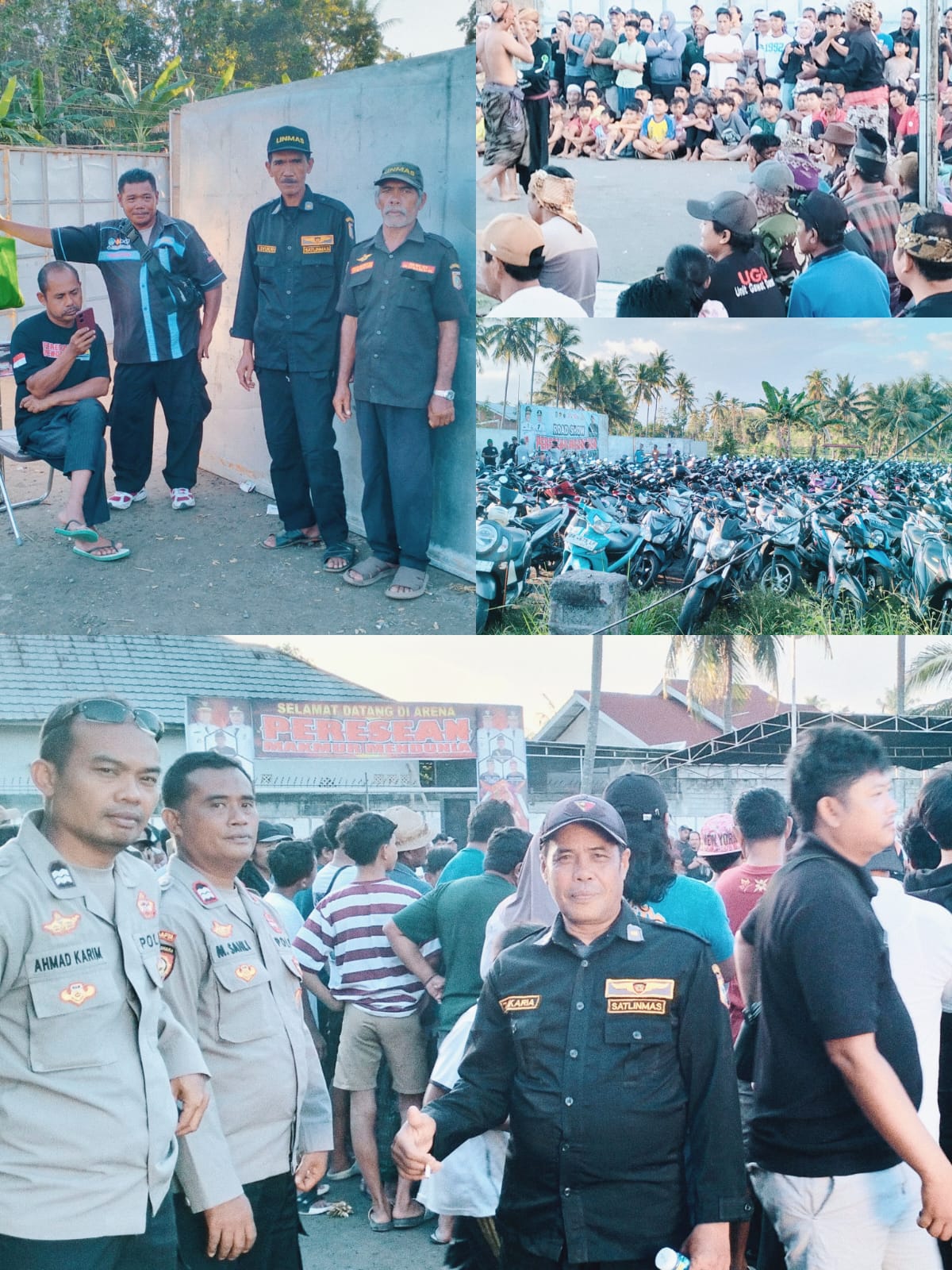 BENTENG KEAMANAN RING SATU! Polsek Sakra Perluas Radius Pengamanan, Jamin Kondusivitas Arena Peresean Rumbuk yang Kian Membara!  ​SAKRA, LOMBOK
