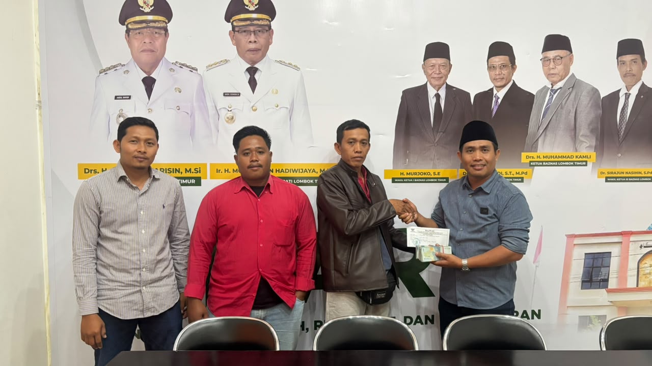 Kelompok Tani Barokah Zakat Setorkan Zakat Pertanian Kedua Rp15 Juta ke BAZNAS Lombok Timur