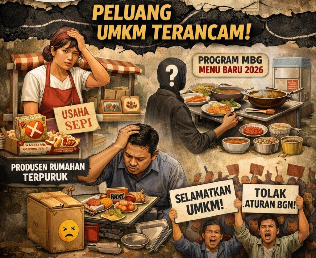 Prabowo : 1,5 Juta Lapangan Kerja  Langsung Dari Vendor dan Pemasok MBG  BGN : Hentikan Menu Kering , UMKM Sisakan Hutang Puluhan Juta