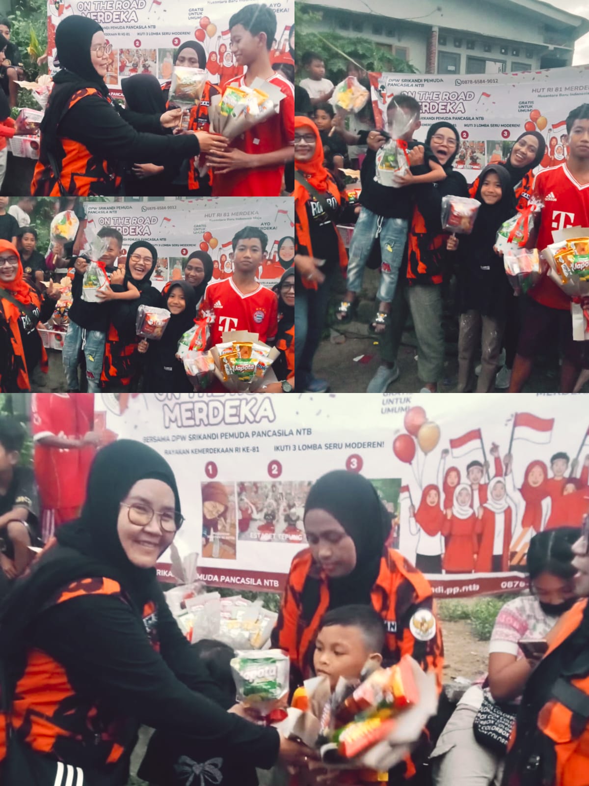 Kobar Semarak Kemerdekaan dari Gang ke Gang: Srikandi PP NTB Gelar Roadshow On The Road Merdeka
