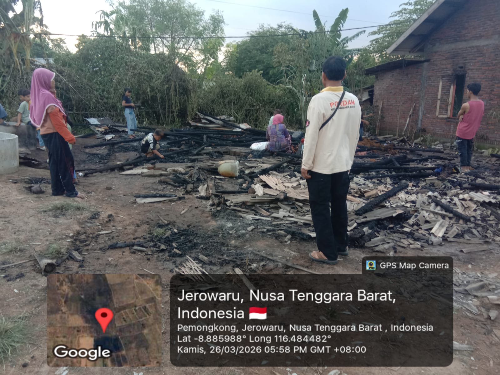 Kebakaran Hanguskan 3 Rumah di Dusun Aruinak, Warga Butuh Hunian Layak