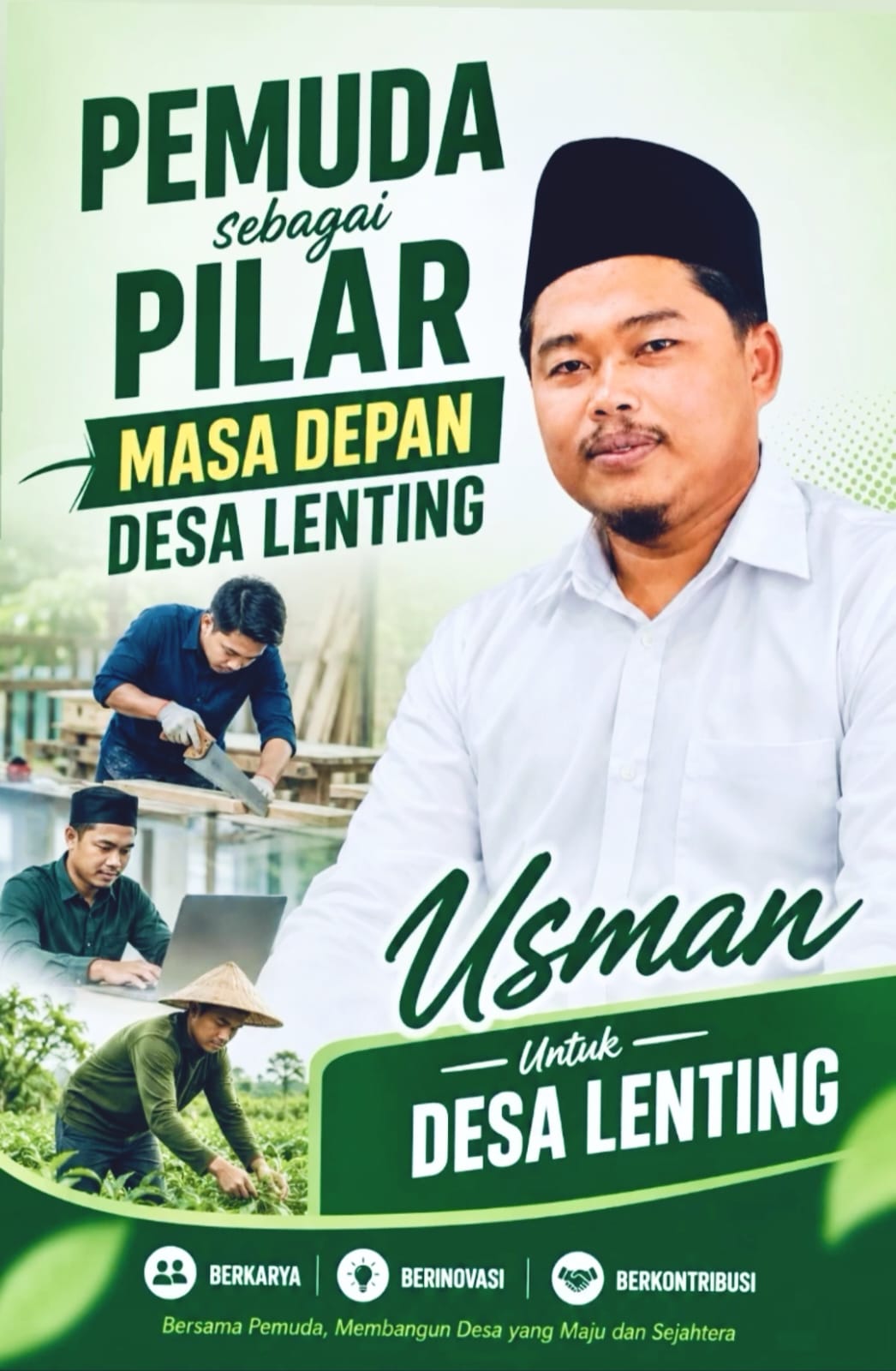 Bergerak Bersama Rakyat: Pemuda Lenting Siap Dobrak Kemandirian Desa